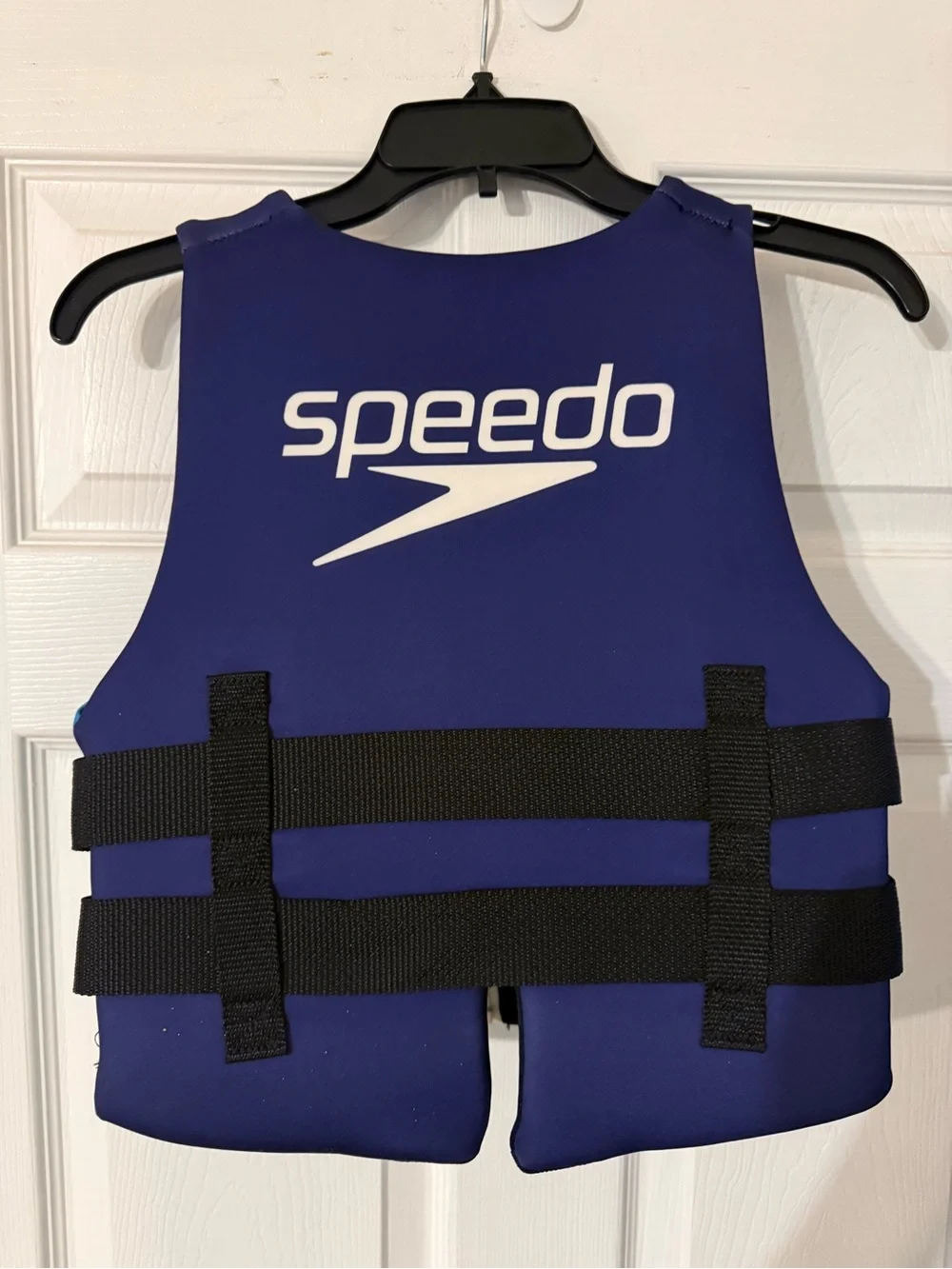 Speedo Youth Blue & Navy Striped Swim Vest